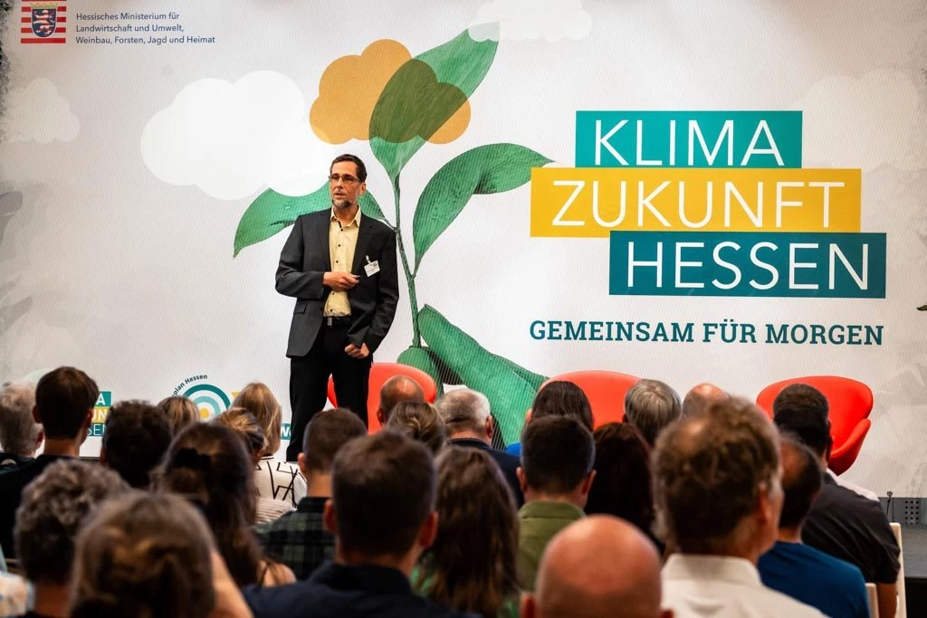 Keynote Speaker bei bei der Konferenz Klima Zukunft Hessen